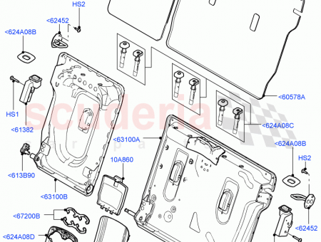 Photo of FRAME REAR SEAT BACK RETAINING…