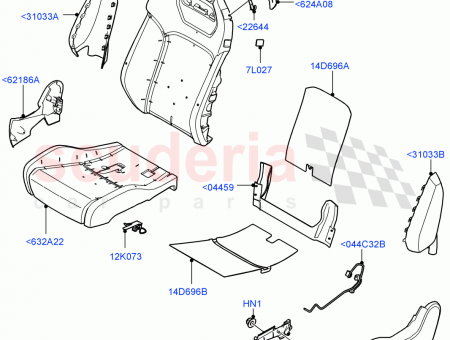 Photo of BEZEL SEAT BELT GUIDE BRACKET…