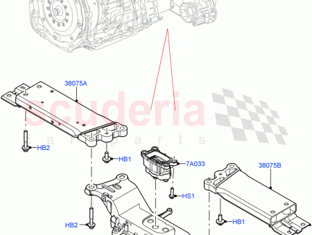 Photo of HALTERUNG GETRIEBE MITTE…