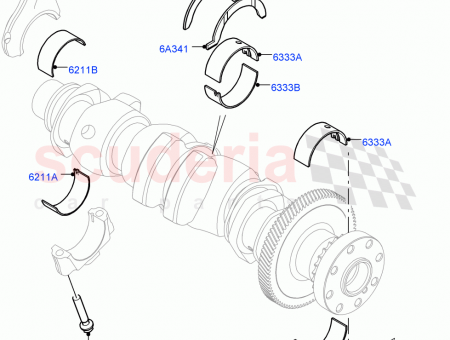 Photo of BEARING CRANKSHAFT MAIN…