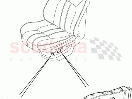 Photo of SCHALTER ELEKTRISCHE SITZVERSTELLUNG…