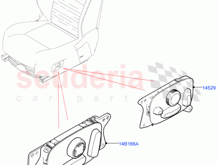 Photo of SCHALTER ELEKTRISCHE SITZVERSTELLUNG…