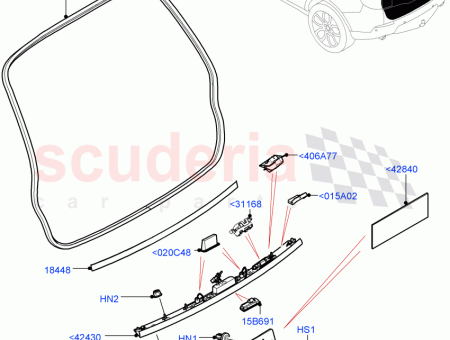 Photo of LEISTE HECKKLAPPE AUSSEN…