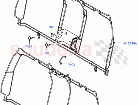 Photo of FRAME REAR SEAT BACK RETAINING…