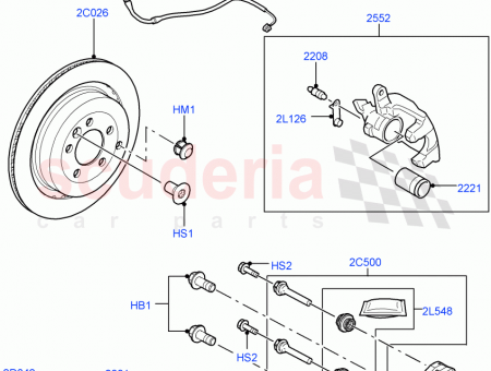 Photo of KIT CALIPER BRAKE PAD MTG PARTS…