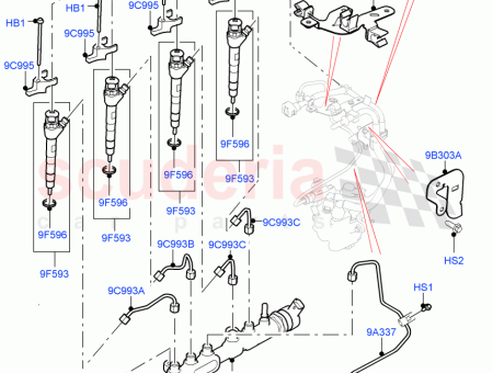 Photo of HALTERUNG KRAFTSTOFFSCHLAUCHHALTERUNG…