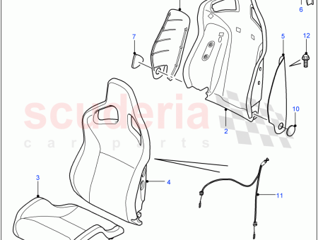 Photo of BEZUG UND POLSTER VORDERSITZLEHNE…