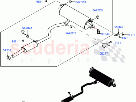 Photo of AUSPUFFTOPF HINTEN…