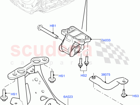 Photo of HALTERUNG GETRIEBE MITTE…