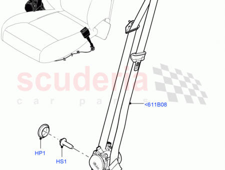 Photo of PRETENSIONER BRACKET SEAT BELT…