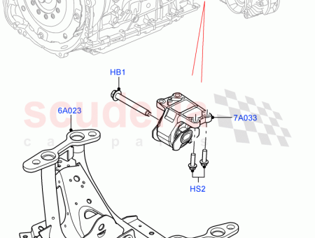 Photo of HALTERUNG GETRIEBE MITTE…