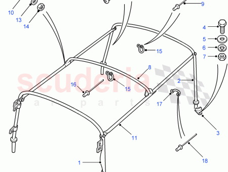 Photo of STANGE VORDERE AUFH NGUNG ZUGSTANGE…