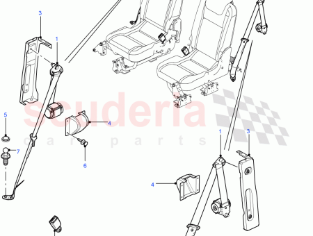Photo of HALTERUNG SICHERHEITSGURTVERANKERUNG…