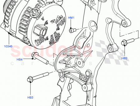 Photo of BRACKET ALTERNATOR…