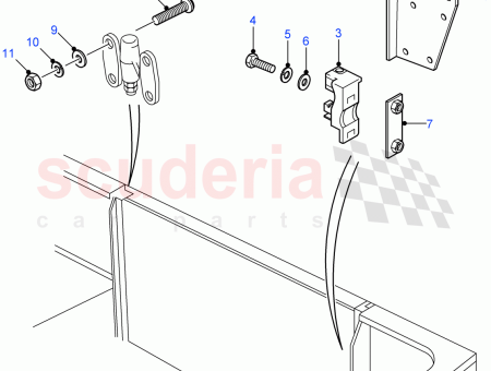 Photo of PLATTE T RSCHLOSS SCHLIESSBLECH…