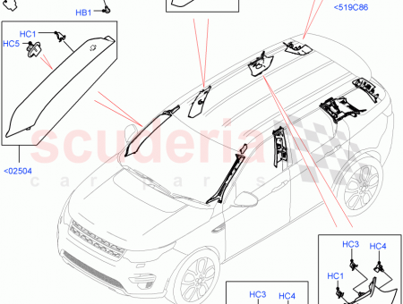 Photo of BEZEL SEAT BELT GUIDE BRACKET…