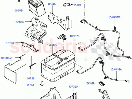 Photo of SUPPORT BATTERY TRAY…