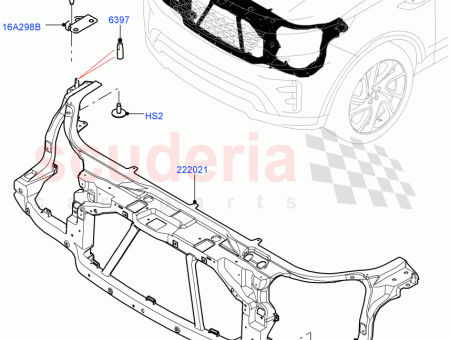 Photo of BRACKET RADIATOR GRILLE…