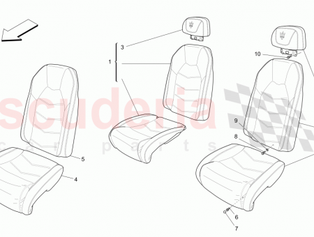 Photo of REAR RH SEAT ASSEMBLY EU CN US CD…