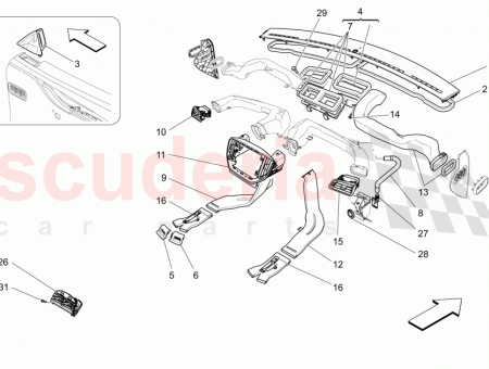 Photo of DEFROSTER HVAC CHANNEL UNION ASSEMBLY…