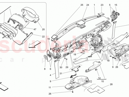 Photo of DASHBOARD LH SIDE COVER SAND…