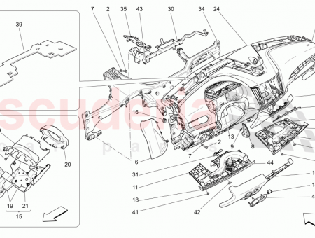 Photo of DASHBOARD LH SIDE COVER BLACK…