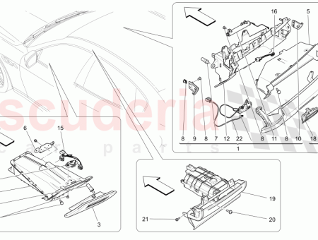 Photo of GLOVE BOX MOBILE PARTS V8 Leather Seat Upholstery…