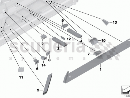 Photo of Seat support outer front right 41 11…