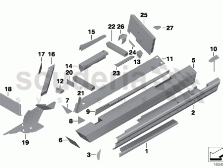 Photo of Seat support outer front right 41 11…