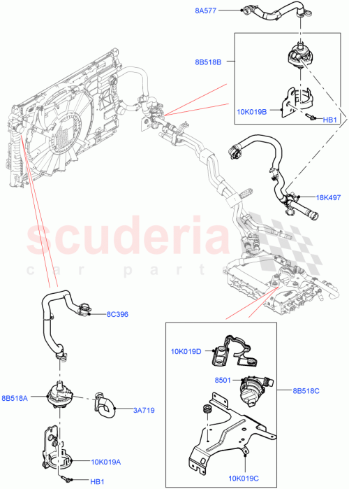 Part Diagram for Land Rover LR146321