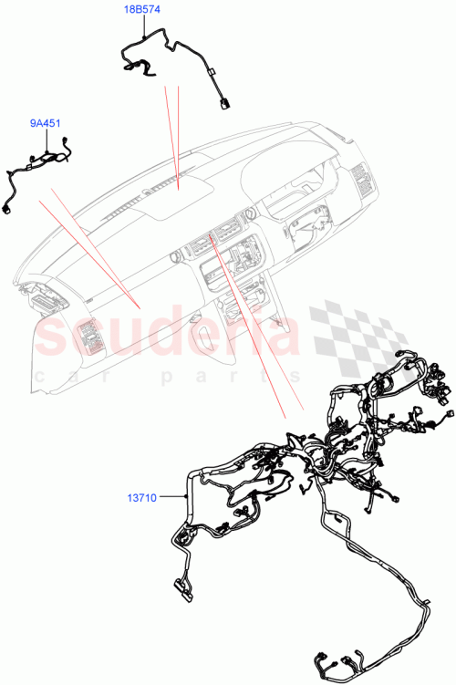 Part Diagram for Land Rover LR119054