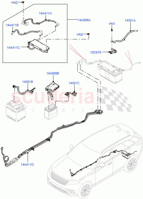 Part Diagram for Land Rover LR145117