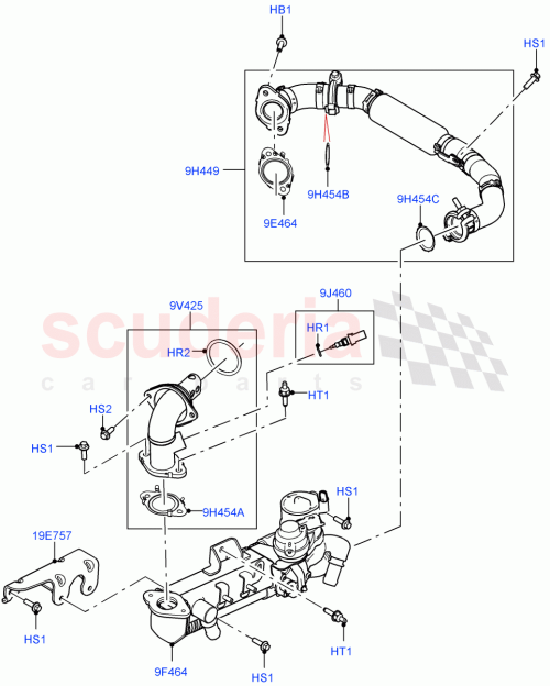 Part Diagram for Land Rover LR125543