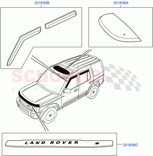 Part Diagram for Land Rover LR006511