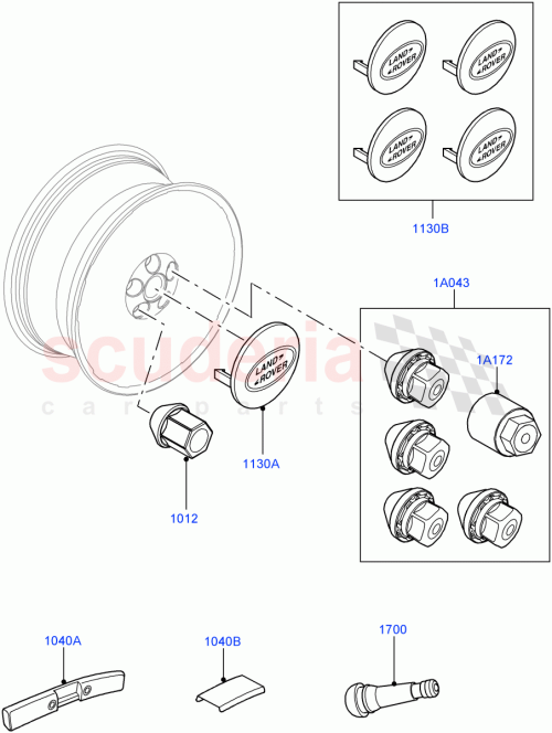 Part Diagram for Land Rover LR146312