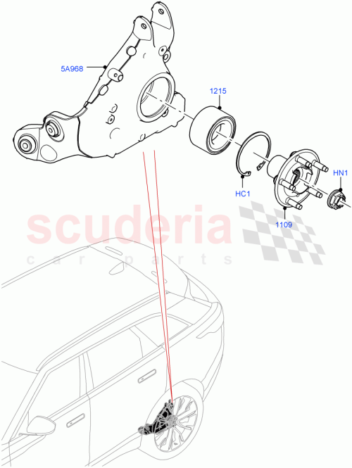 Part Diagram for Land Rover LR090543