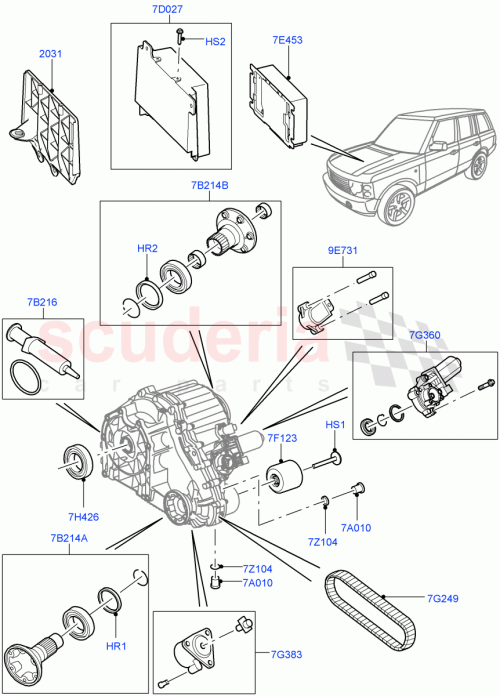Part Diagram for Land Rover LR052492
