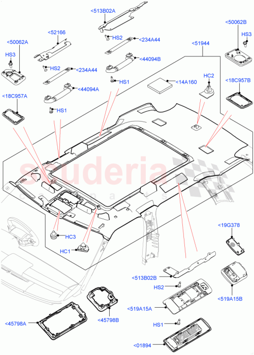 Part Diagram for Land Rover LR087493