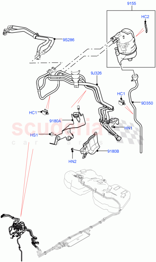 Part Diagram for Land Rover LR093107