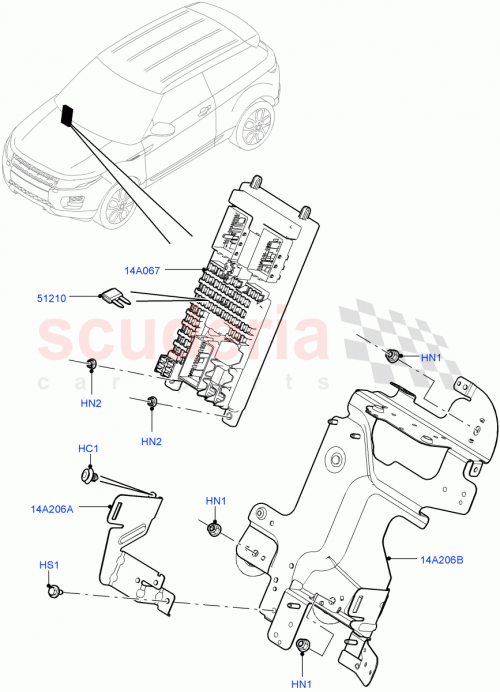 Part Diagram for Land Rover LR050991
