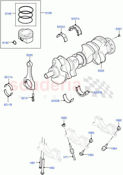 Part Diagram for Land Rover LR158416