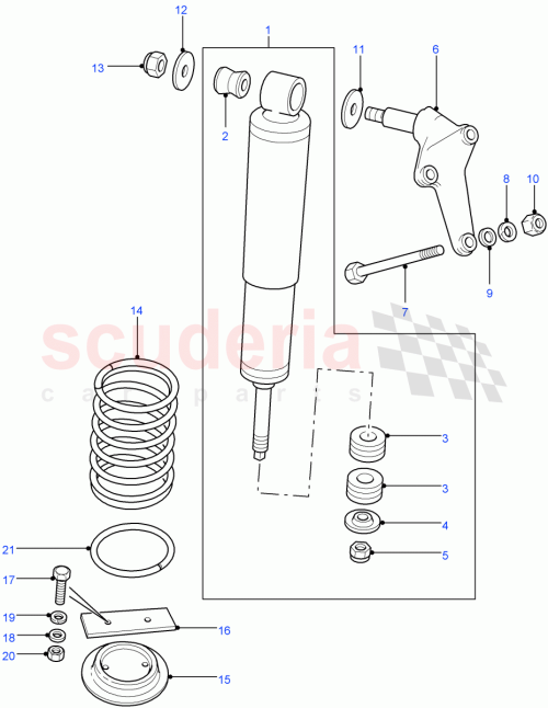 Part Diagram for Land Rover RNF100090L