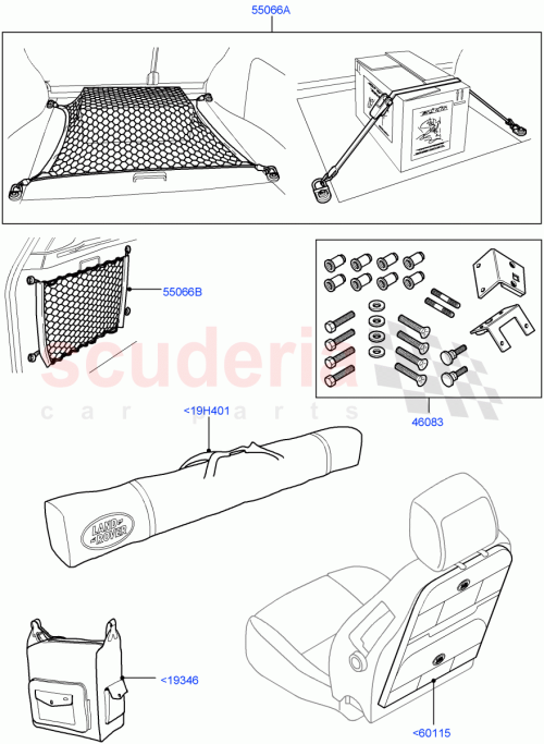 Part Diagram for Land Rover VUB000710