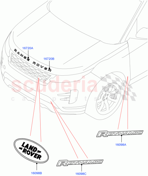 Part Diagram for Land Rover LR145268