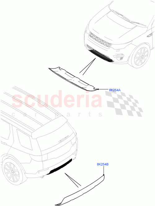Part Diagram for Land Rover VPLCP0212