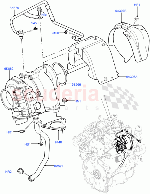 Part Diagram for Land Rover LR073681