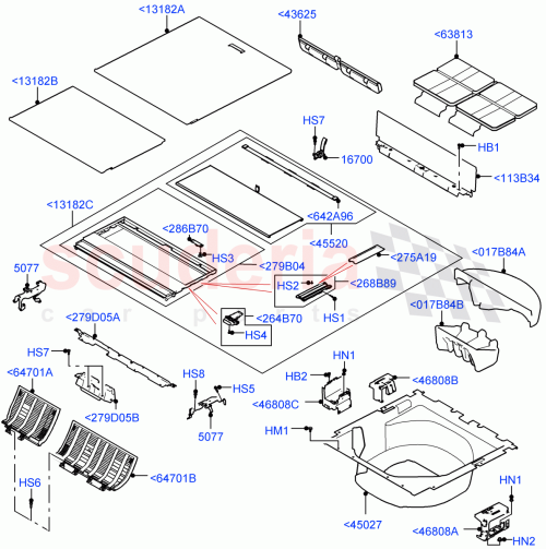 Part Diagram for Land Rover LR153514