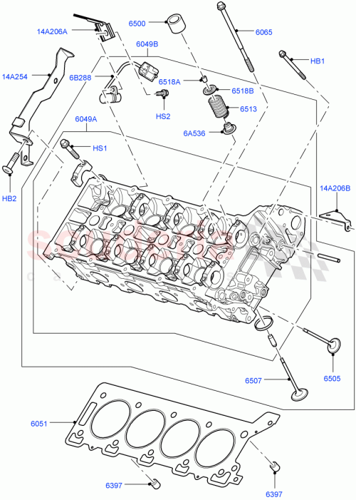 Part Diagram for Land Rover LR037308