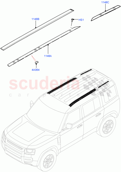 Part Diagram for Land Rover LR132957
