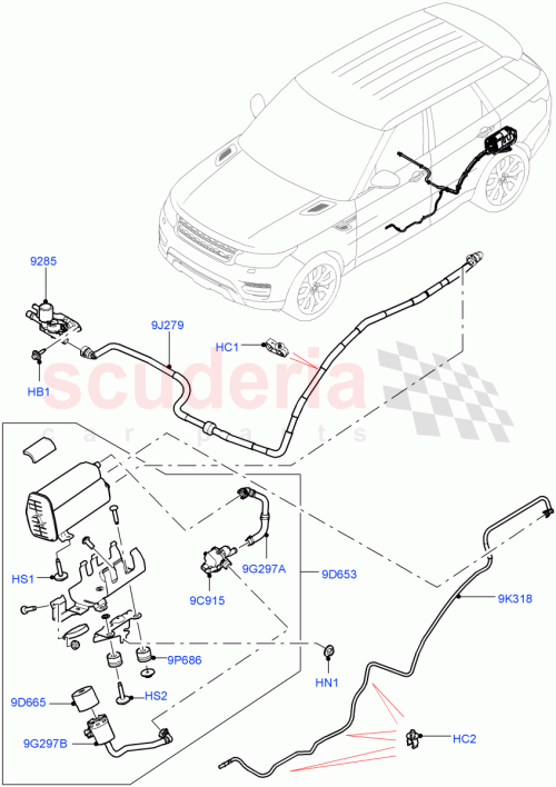 Part Diagram for Land Rover LR094032